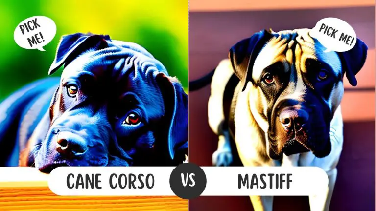 Cane Corso vs Mastiff – Comparing These Awesome giants